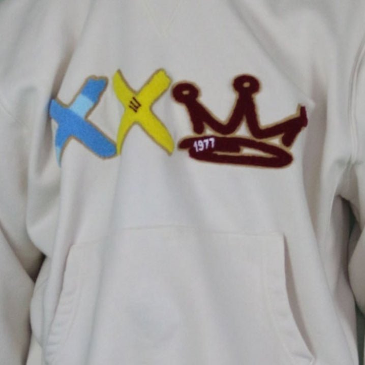JL XXStock Premium Knit Box Cut Hoodie | Maritime White | Multi